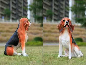 

Simulation imitation emulation animal pet universal personalised big large dog figure house room garden bar wedding decoration