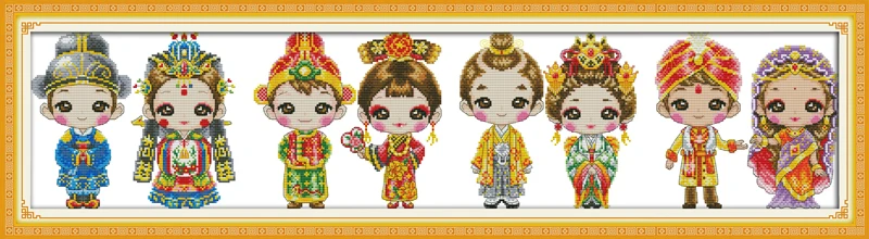 

World cloth Home Decor Cross Stitch Kits Decorative paintings Chinese Embroidery Needlework DMC Counted Cross-stitch set Gifts