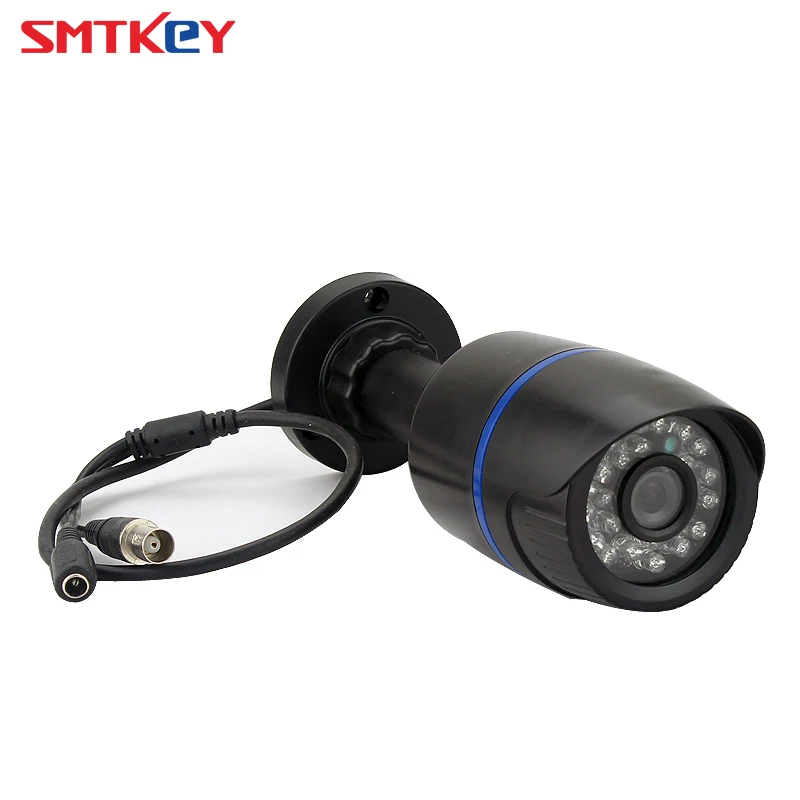 

SMTKEY 1.0MP Bullet TVI Camera 24pcs IR LEDS Waterproof Outdoor Security 2000TVL 720P TVI CCTV Camera