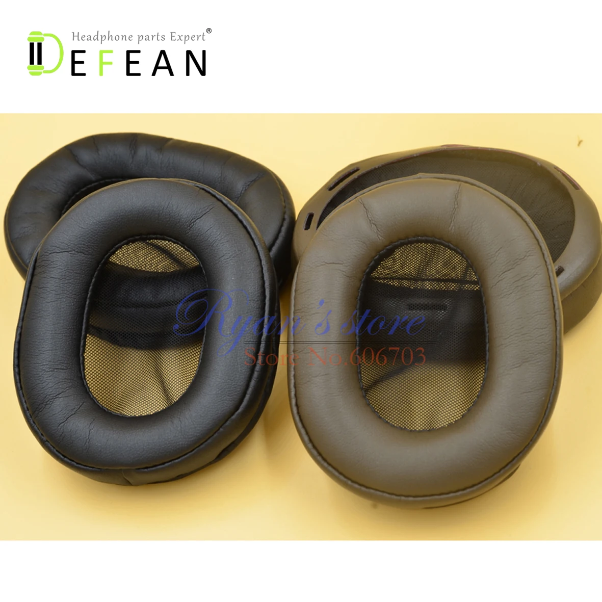 Мягкие кожаные чехлы вкладыши Defean для SONY MDR 1R NC MK2 1RBT 1A 1ADAC 1ABT DAC BT|bt headphones|headphone