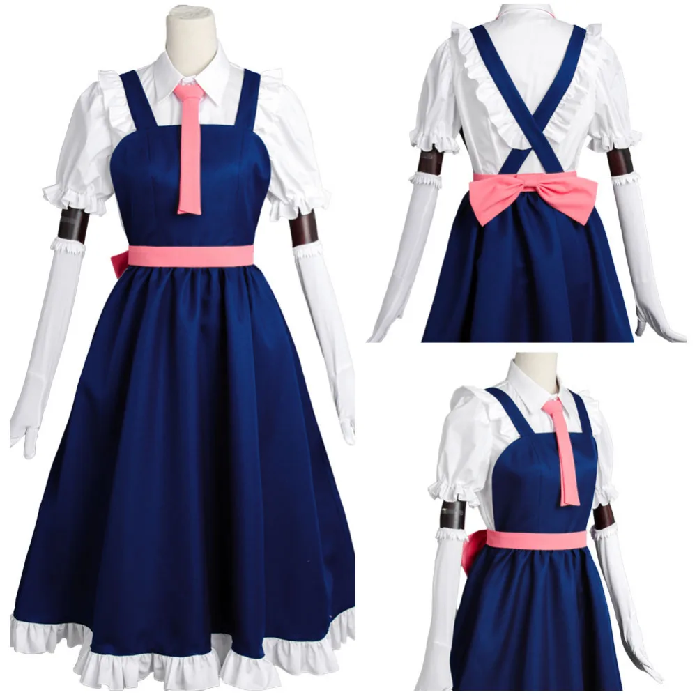Косплей костюм горничной из аниме Kobayashi san Chi no Maid Miss Kobayashi's Dragon горничная Toru Tohru