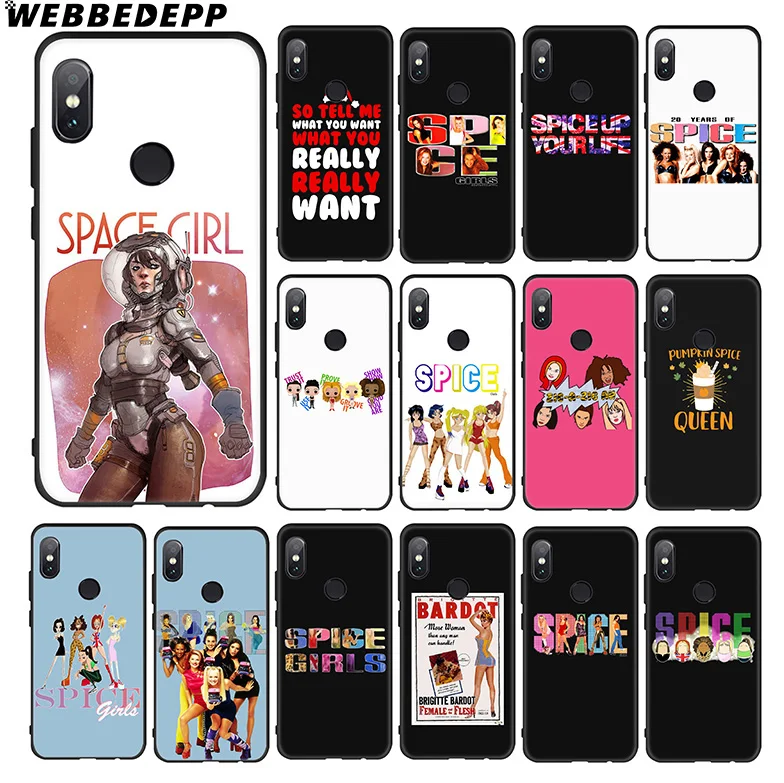 WEBBEDEPP Spice Girls Soft Case for Xiaomi 9 8 SE 6 A1 A2 Lite MIA1 MIA2 MI8 MI6 MAX 3 POCOPHONE F1 |