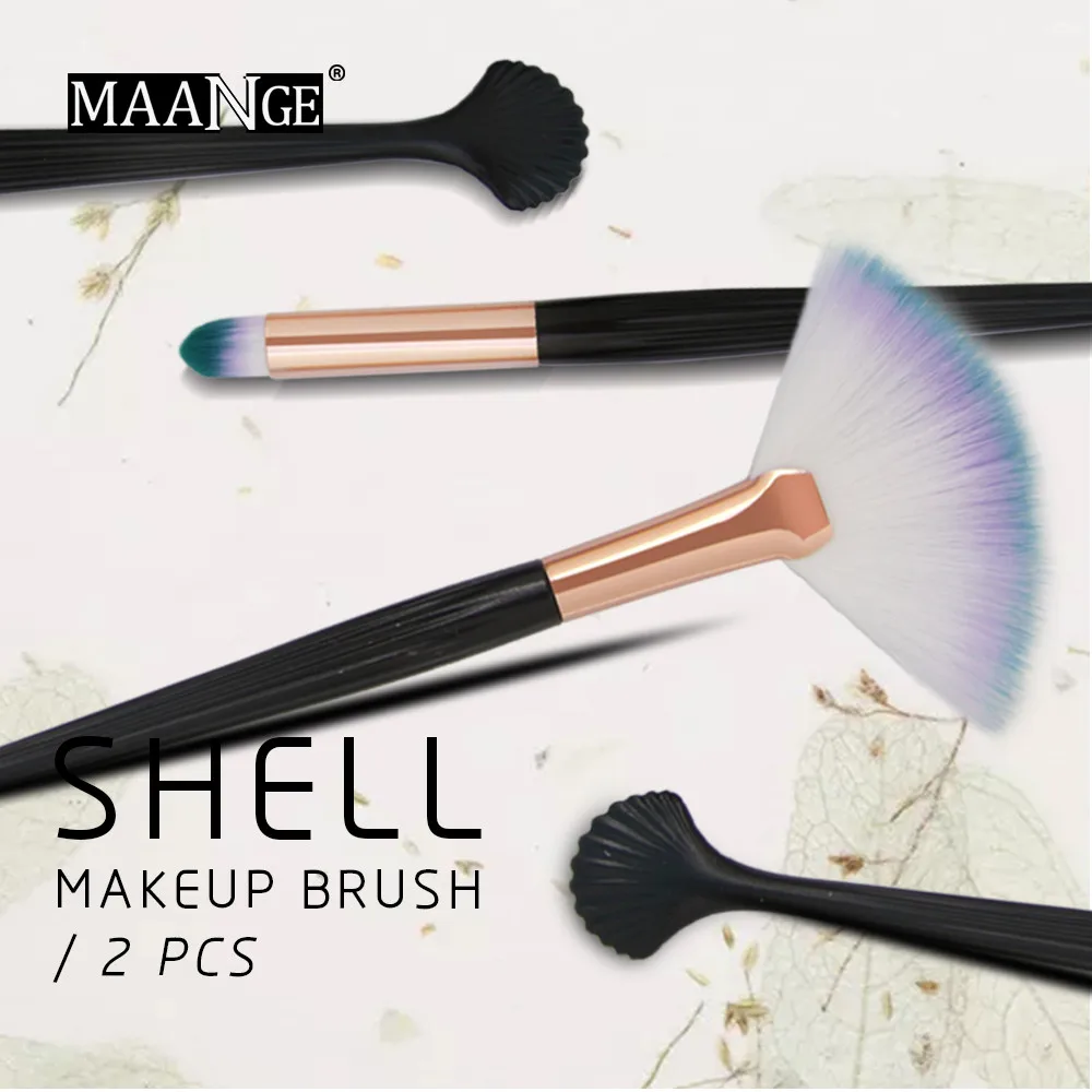 

2pcs Cosmetic Makeup Brush Blusher Eye Shadow Brushes Set Kit makeup brushes set professional pinceis de maquiagem 50*