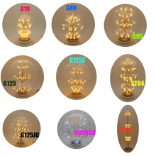 A19 ST64 G80 G95 G125 3W LED Bombilla Edison Lamp E27 Vintage Bulb Light Lampada Edison Bulb Retro Lamp Ampoules Decoratives