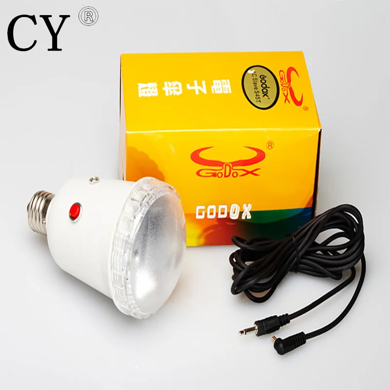 Photo Studio 220V 45w Light Slave Flash Bulb E27 S45T Studio Lighting