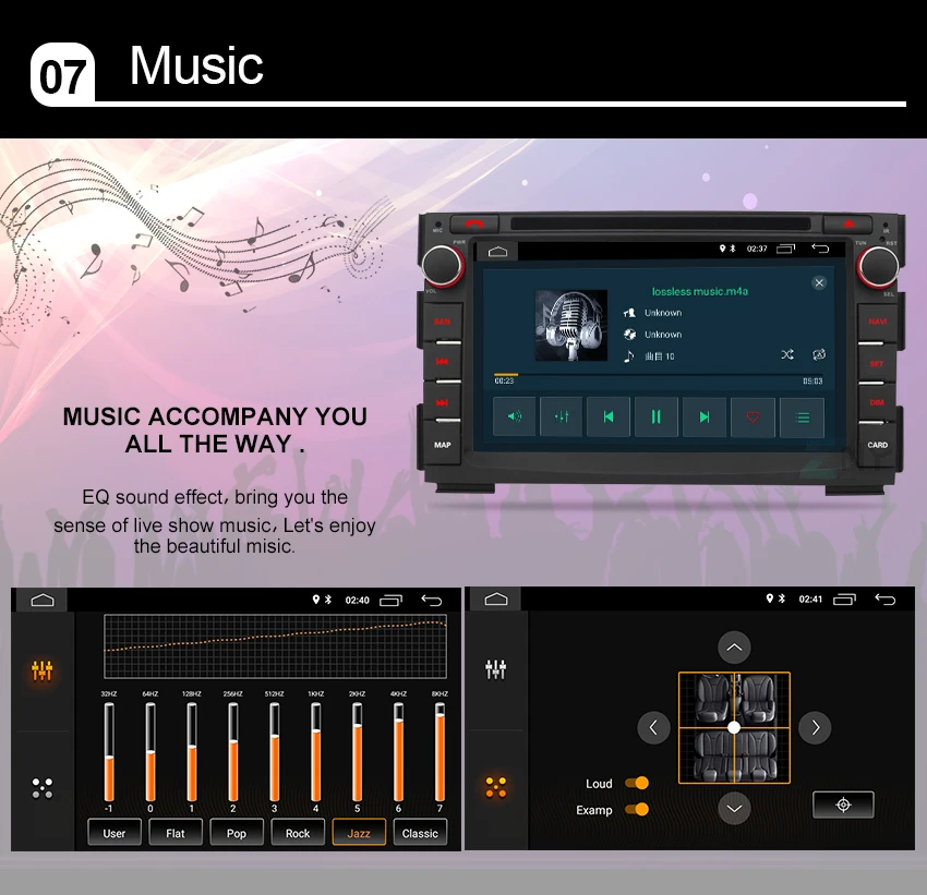Perfect 7" Android 8.1 Auto Radio GPS For Kia Ceed 2009 2010 2011 2012 Car DVD Stereo FM Navigation WiFi Audio Video Free Backup Camera 10