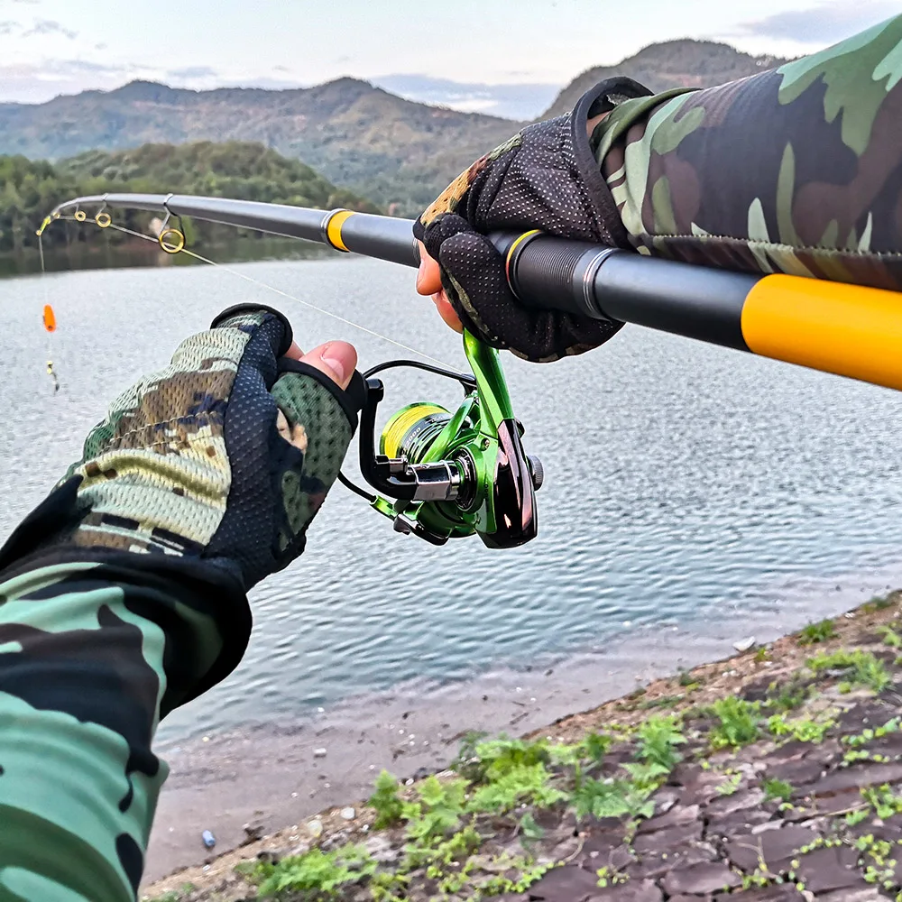 JOSBY Telescopic Fishing Rod Pesca FRP Portable High Performance Spinning reel Sea carp Fishing Pole 2.1M 2.4M 2.7M 3.0M 3.6M