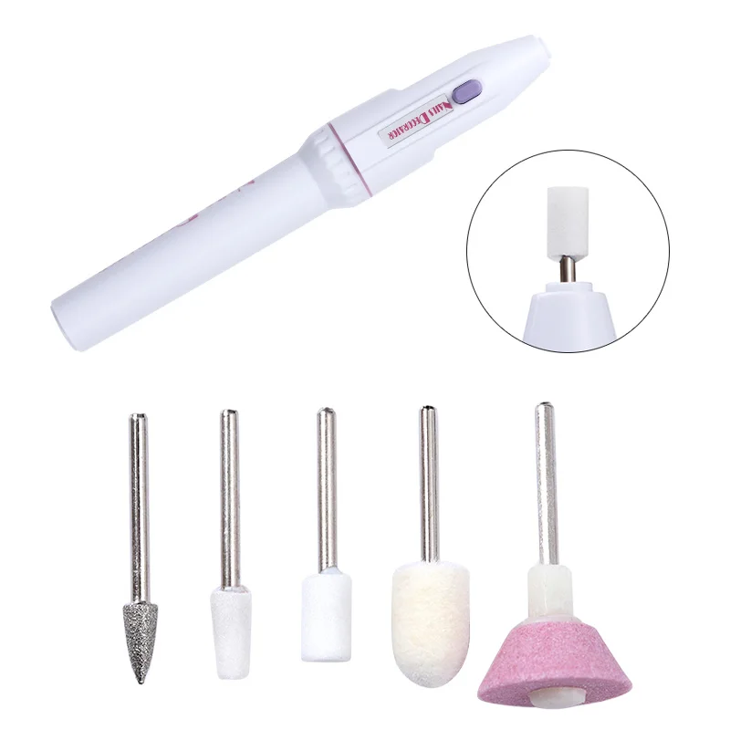 Buy 5 in 1 Portable Electric Nail Drill Pedicure Nail