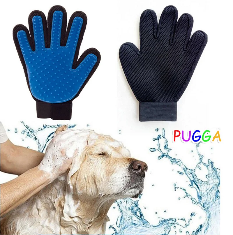 Deshedding Brush Glove Pet Dog Cat Gentle Efficient Massage Grooming