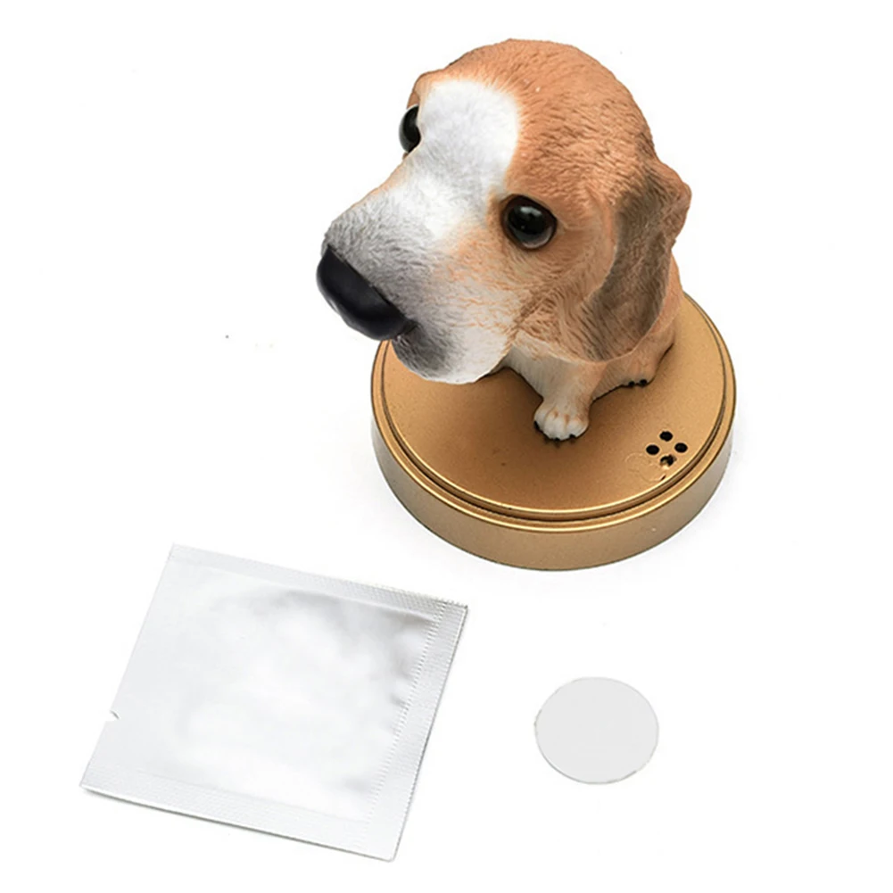 Nodding Dog Lovely Shake Head Dog Perfume Holder Car Ornaments Home Auto Interior Decor Car Dashboard Toys Air Freshener