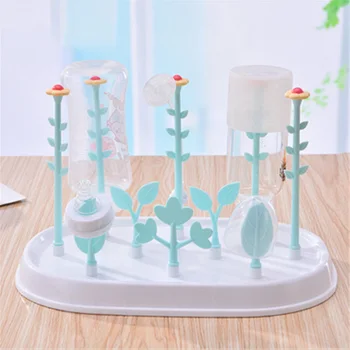 

Baby Bottle Holder Feeding Bottle Drying Detachable Baby Bottle Drying Rack Flower Tree Dryer Baby Pacifier Shelf for Infant