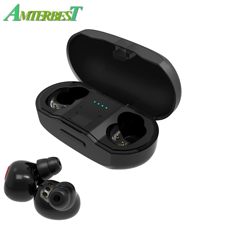 

AMTERBEST M72C TWS True Wireless Earbuds Earphones Mini Twins Headset Stereo Bluetooth Earphone Wireless Headphones with Mic
