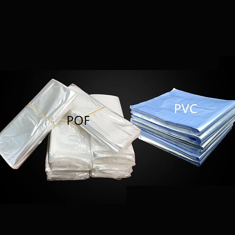 100pcs/lot 10/12/15/20/25/30/40cm POF Transparent plastic Heat Shrink bag Heat Seal Wrapping