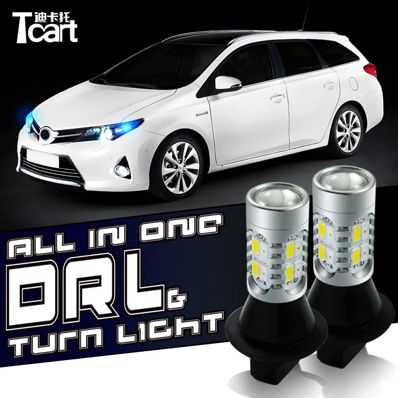 Tcart 2X автоматический светодиодный светильник для Chevrolet Captiva Sonic DRL дневного света