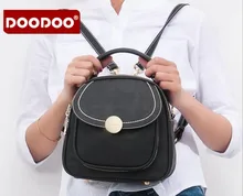 Doodoo марка 2017 new высокого качества искусственная кожа маленький рюкзак женщины мода стиль сумки доры mochila feminina fr389