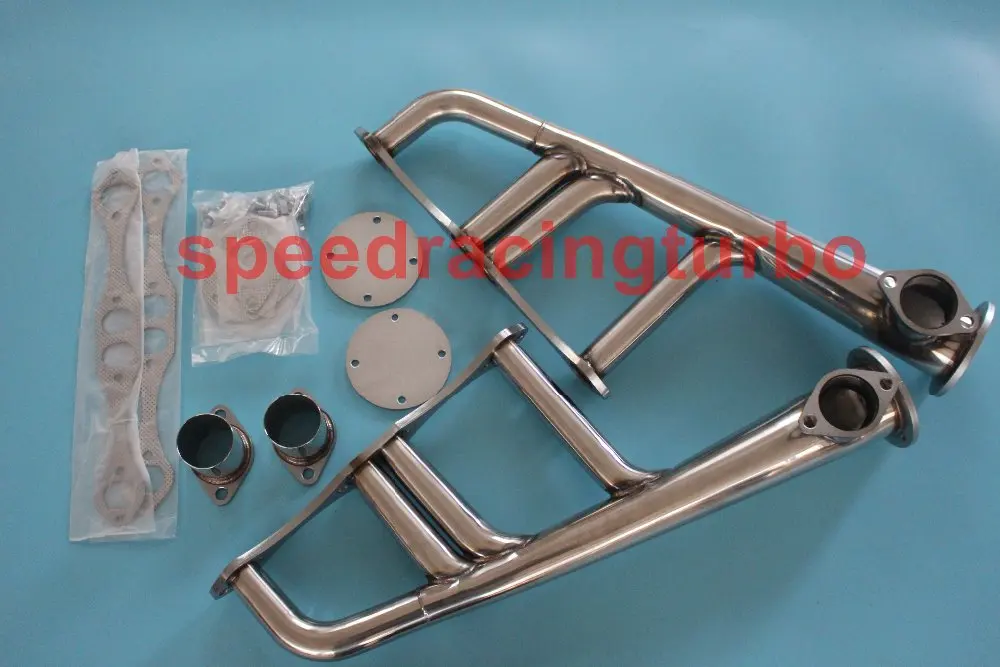 Выхлопные насадки для SBC 265 400 V 8 CHEVYHOT ROD STREET RAT нержавеющая сталь стиль