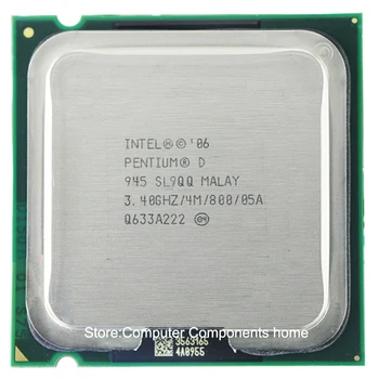 

Original intel Pentium D945 PD 945 Processor D 945 CPU (3.4Ghz/ 4M /800GHz) Socket 775