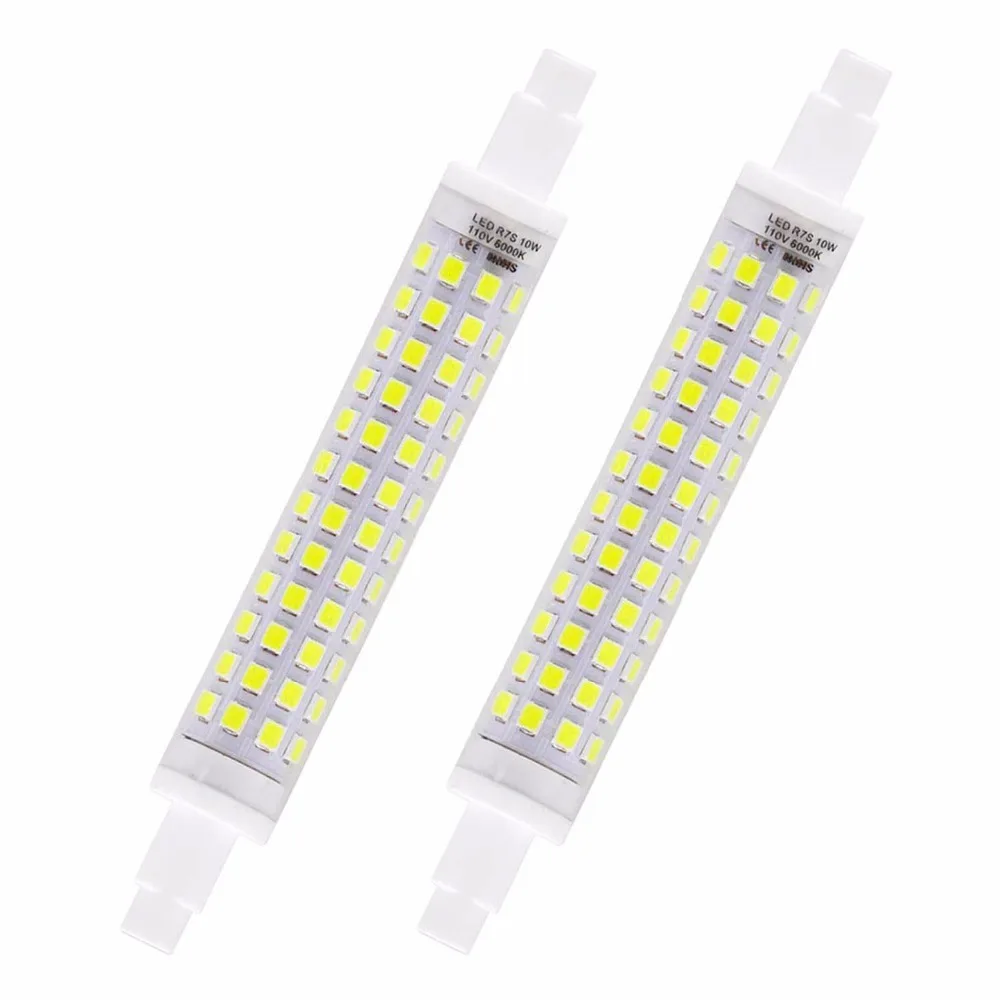 

Bonlux R7s LED Bulb 118mm, Type R7s Floodlight, 10W (80W Halogen Bulbs Raplacement), Double Ended J118 Flood Lights