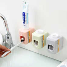1 шт. Hands Free Автоматический Диспенсер для зубной пасты выдавливание настенное крепление аксессуары для ванной комнаты 3 цвета