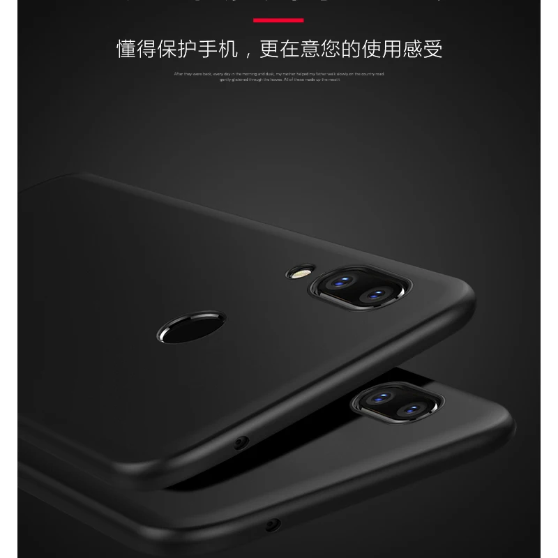Черный чехол для ZTE AXON9 PRO Ультратонкий Мягкий телефона s AXON 9 задняя крышка кожаные