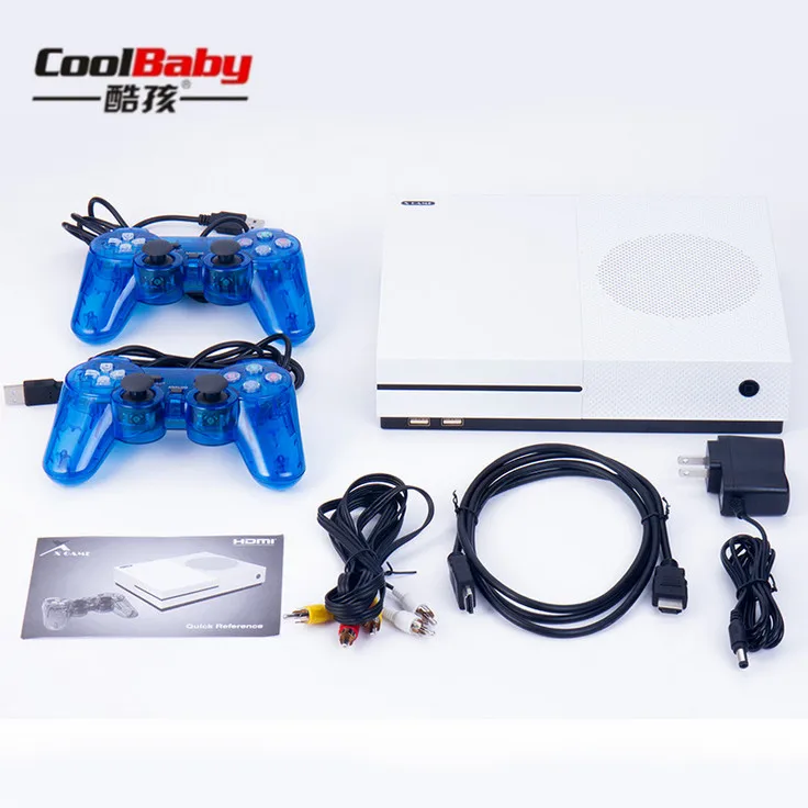 Coolbaby RS-89 4 Гб HDMI 600 Классическая игровая ТВ портативная игровая консоль Поддержка HD выход фильм играть двойной геймпад для игровая консоль NES