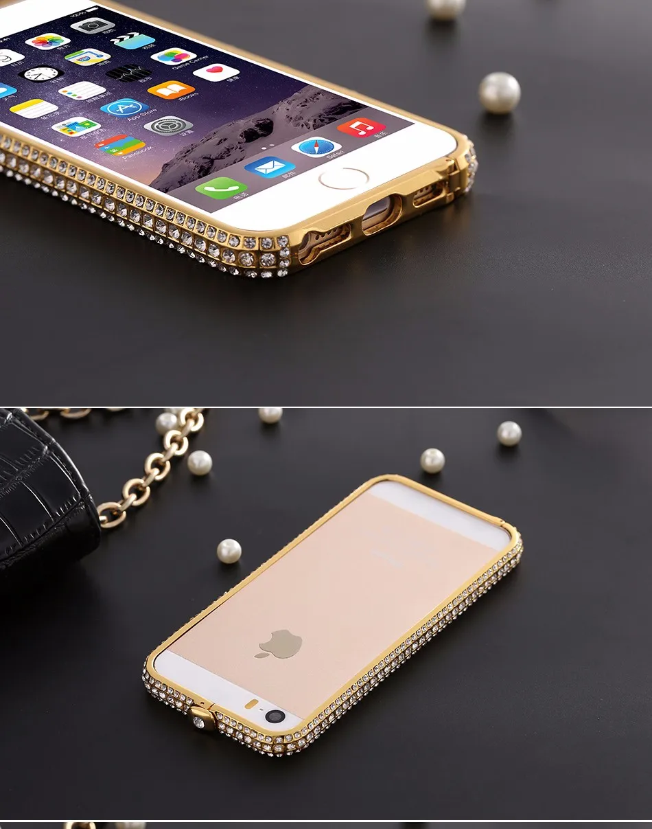 Bling Diamond Frame Bumber For Iphone 5 5S SE 1 (11)