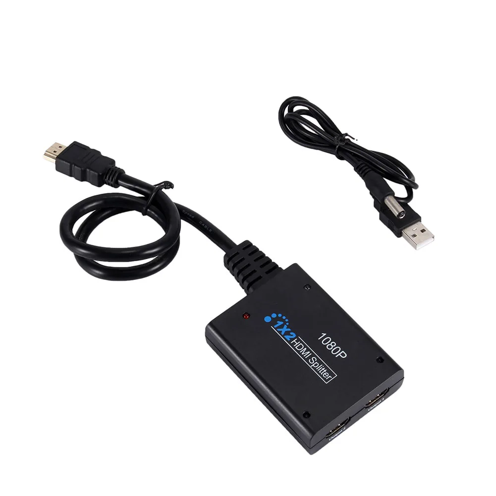 Buy 1X2 HDMI Splitter 1HDMI Input to 2HDMI Output Full