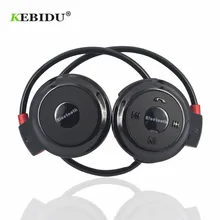Kebidu TF+ FM+ MP3 шейные эластичные складывающиеся наушники, беспроводная гарнитура, наушники Handsfree Sport Mini Bluetooth, доступны 5 цветов
