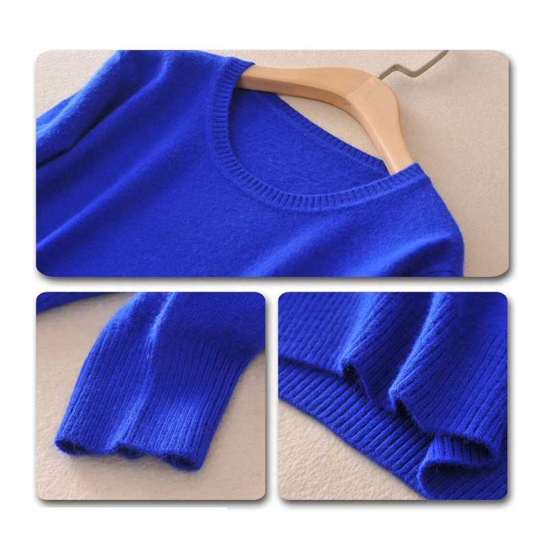 Women's Winter Sweater Round Neck Pullover Sweater Solid Color Female Slim Bottoming Shirt Long Sleeves Knitted Sweaters Ladies Women's Winter Sweater Round Neck Pullover Sweater Solid Color Female Slim Bottoming Shirt Long Sleeves Knitted Sweaters Ladies