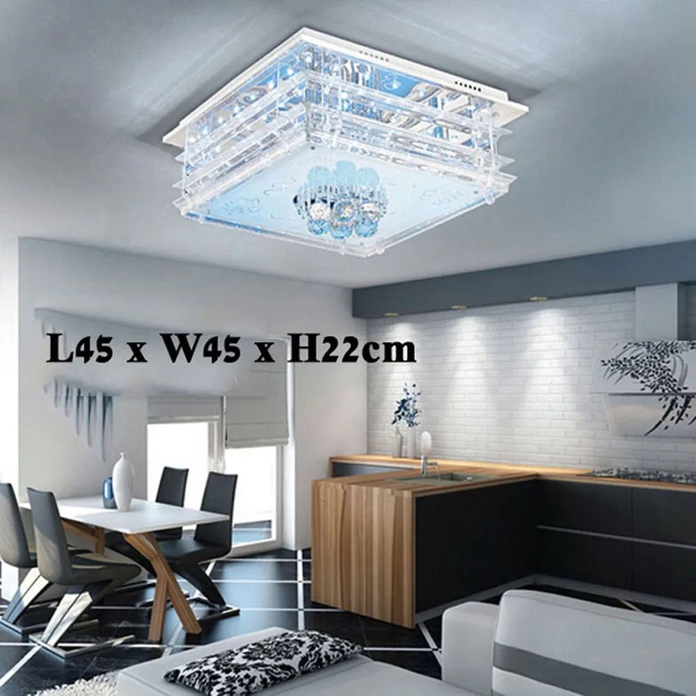 Хрустальная лампа прямоугольные светильники для гостиной современные