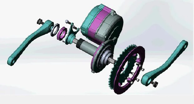 ЕС Tax Free! 8FUN 750 Вт комплект Bafang BBS02 Электрический велосипед мотор Гидравлический