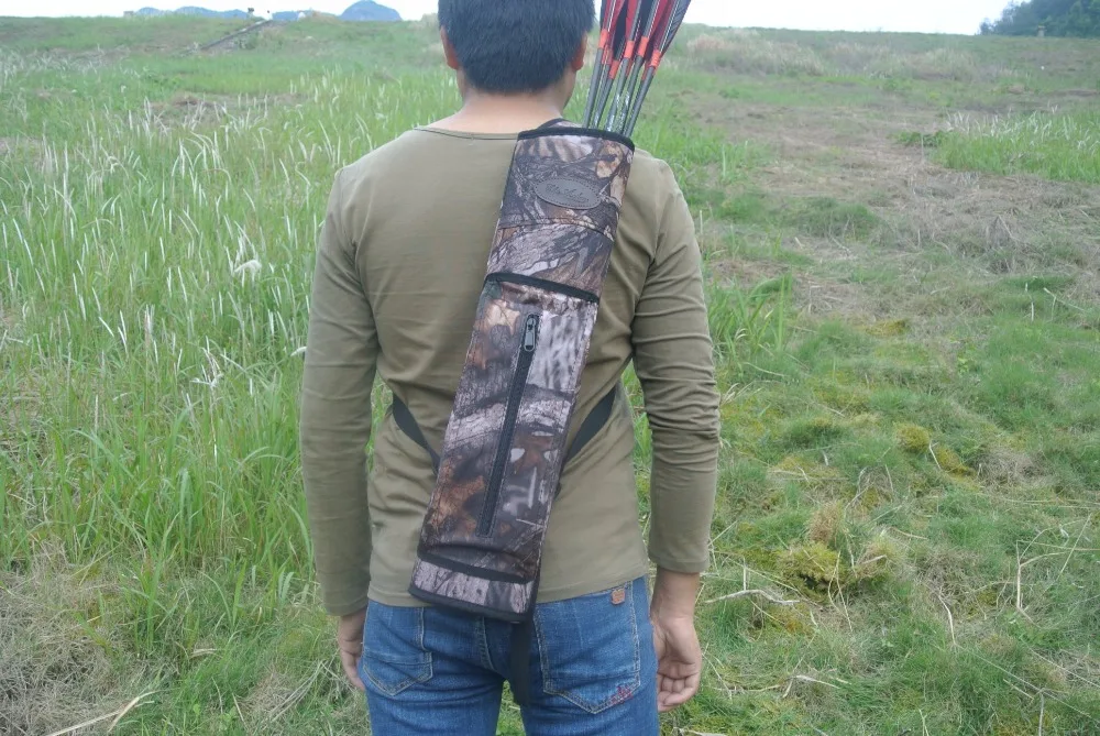 Profesional Arrow Quiver with Black/Camouflage Oxford Waterproof for