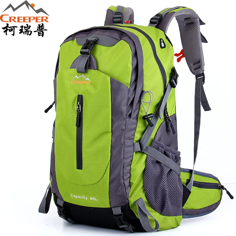 Creeper Free Shipping 2017 New Men's Backpack Women Travel Bags 45L Multifunction Color Rucksack Camp Trekking High Bag Quality