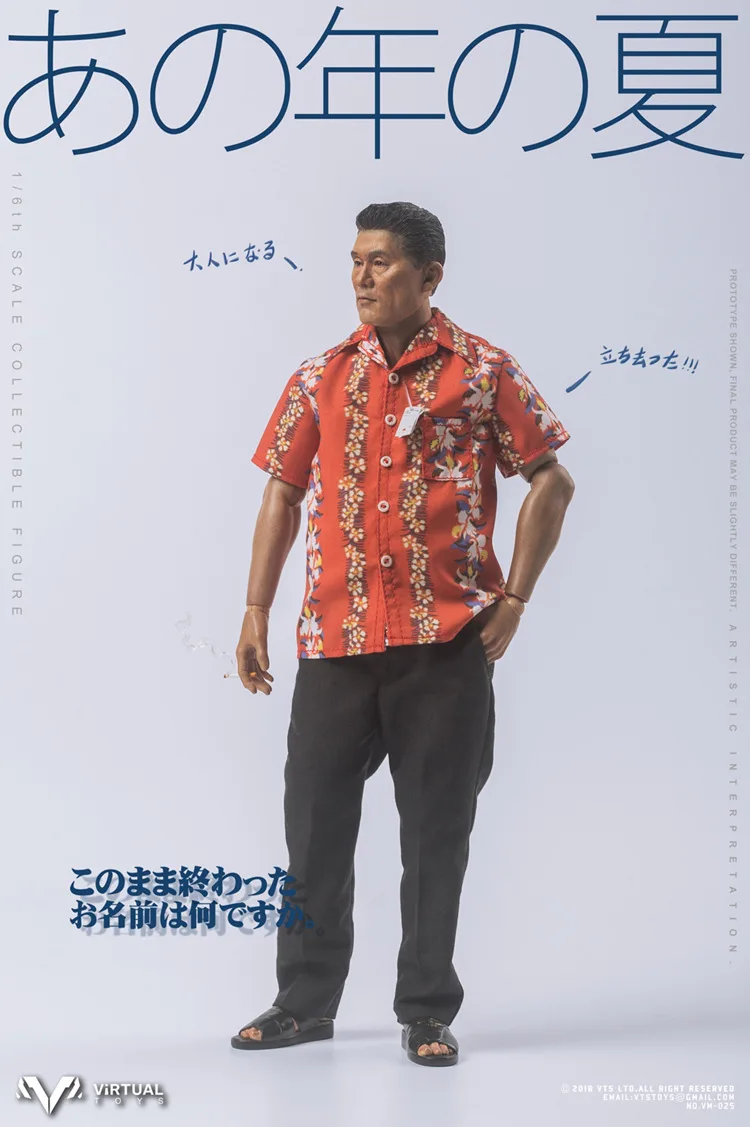 Игрушки vts VM-025 1/6 Япония, что лето Takeshi Kitano Коллекция Фигурки для фанатов подарок на праздник