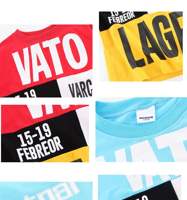 Summer 2019 baby girls Boys clothing set 6 8 10 12 14 Years hiphop tshirt pants kids jazz dance costumes toddler outfits 140 160 (16)