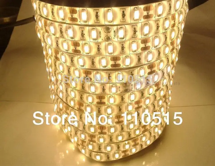 Светодиодная лента 5630 SMD 12 В 60 светодиодов/м 5 м/лот новый светодиодный чип яркий