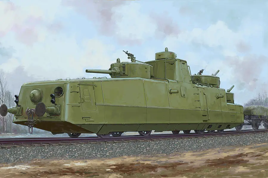 

1pcs Action Figures Kids Gift Collection For Hobbyboss 1/35 85514 Soviet MBV-2 Armored Train (Late F-34 Gun) Plastic Model