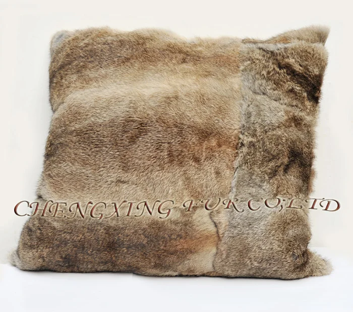 CX-D-06 50x50 см, кролик Мех дивана наволочка/Подушка натуральная подушка в виде елки чехлы