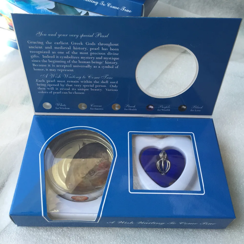 50 Real Oyster Wish Pearls Jewelry Gift Box Sets DIY Can Open