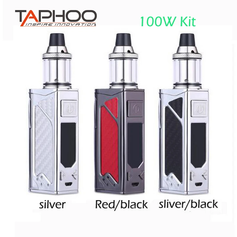 Электронная сигарета 100W Vape коробка мод 2200mah испаритель электронные сигареты