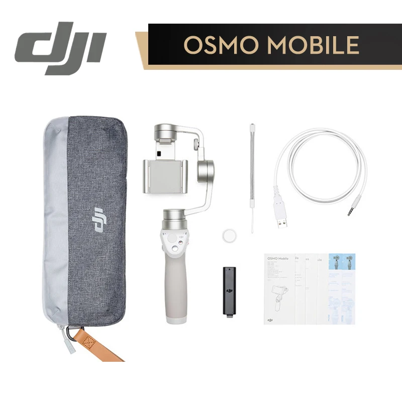 

DJI Osmo Mobile ( Silver ) Selfie Sticks & Handheld Gimbal Handheld Gimbals Original Accessories