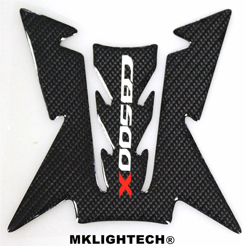 

K-CTPP-34 Carbon 3D ADESIVI Sticker Decal Emblem Protection Tank Pad Cas Cap Fit HONDA CB500X