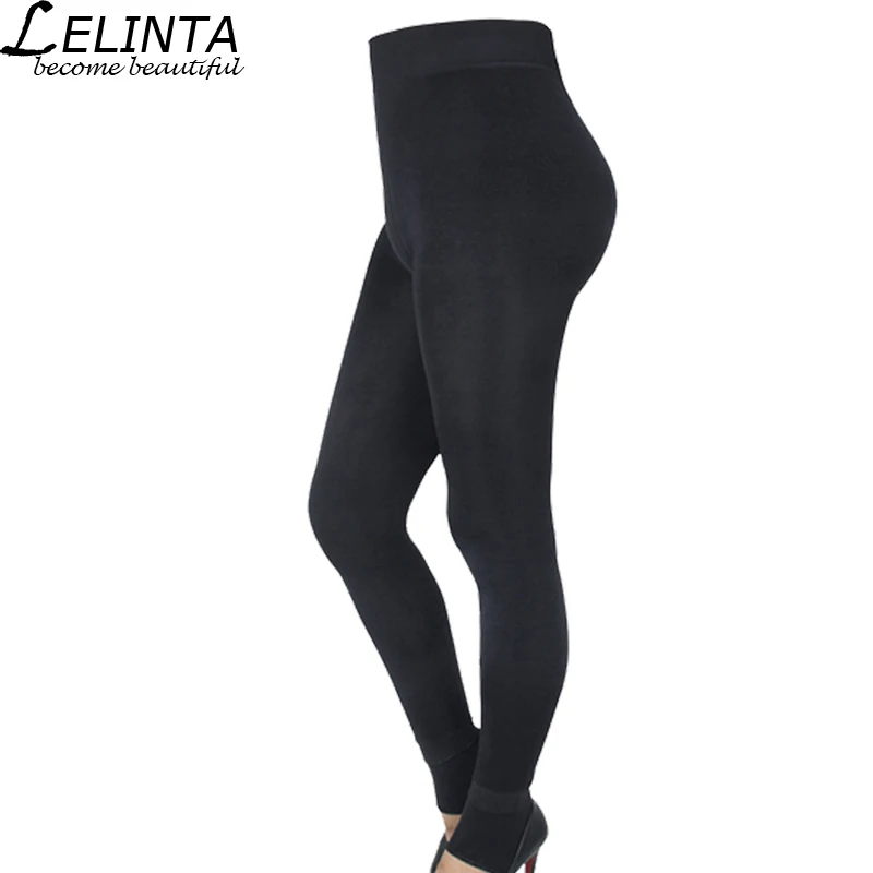 LELINTA High Elastic Plus Size Female Winter Velvet Thicken Leggings Good Quality Warm Yoga Pants Slim Stirrup Trousers