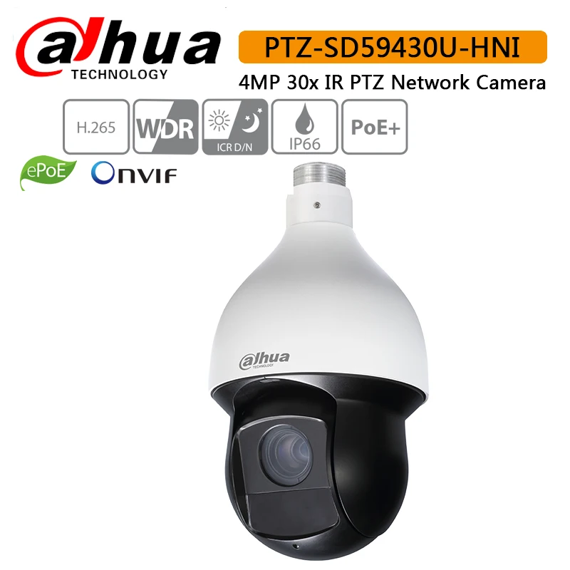 

Original SD59430U-HNI 4Mp PTZ Network IR PTZ Speed Dome IP Camera to replace SD59230U-HNI auto tracking original DH-SD59430U-HN