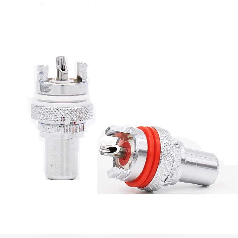 

2PCS High End Hifi Rhodium Plated RCA Female Socket Chassis Connector Amp CD