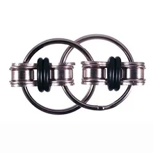 2017 Key Ring Hands Spinner Metal Finger Spinner Hand Relieves Stress Toy for Adult High Quality