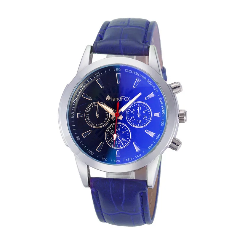 New Men Watches Luxury Fashion Crocodile Faux Leather Analog Watch Watches Male Hour Men Clock Relogio Masculin M04 (6)