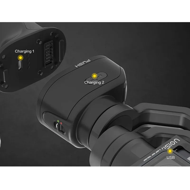 FreeVisinon VILTA ручной 3 оси спортивные Камера Gimbal Портативный стабилизатор для смартфонов iPhone 7 Plus 6 S7 вертикальной съемки