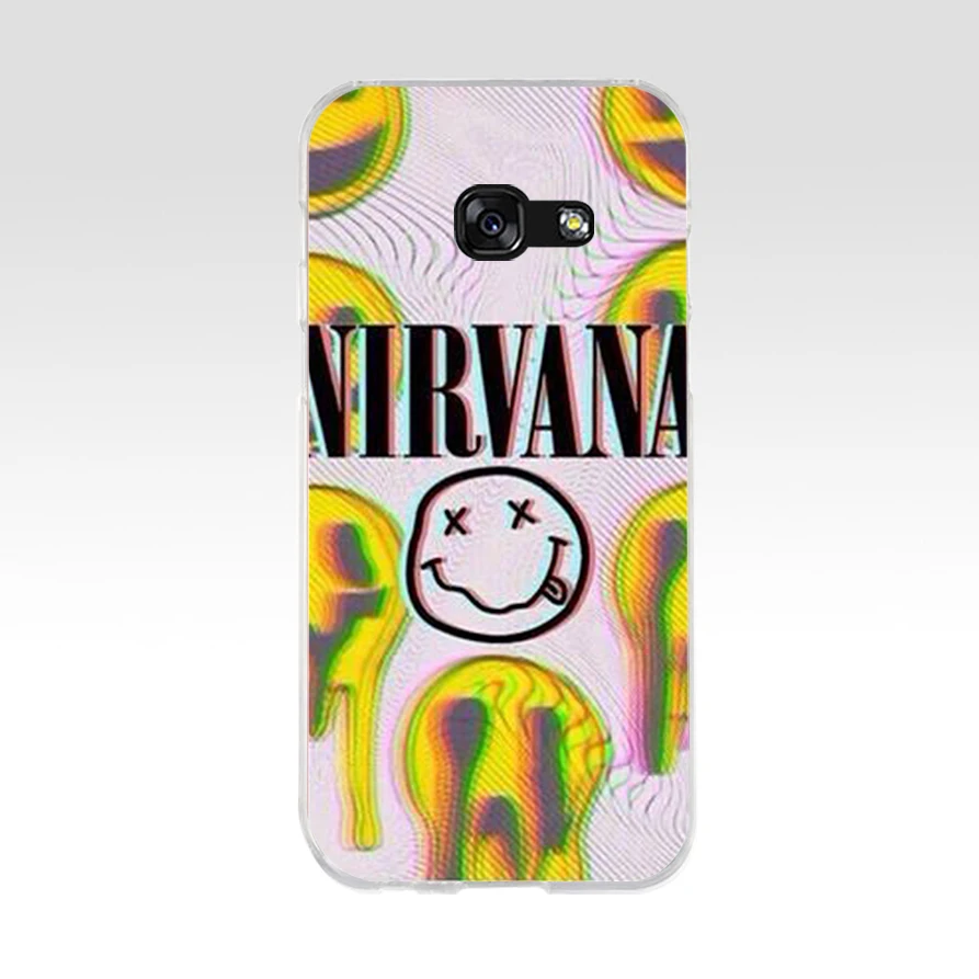 162 NIRVANA рок н ролл Группа Курт Мягкий Силиконовый ТПУ чехол для телефона Samsung a3 a5 a6