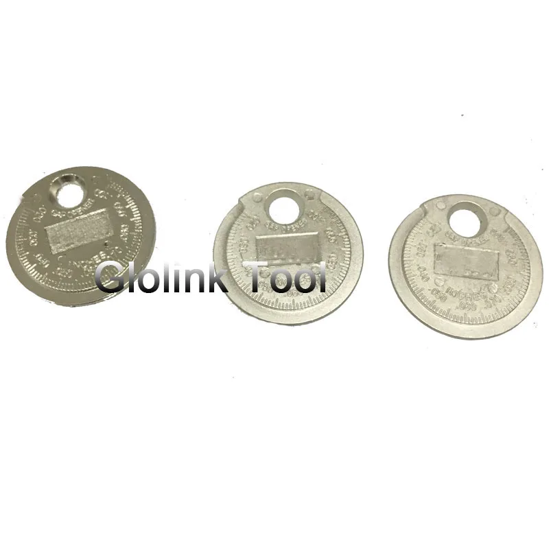 Jauge pour bougie dallumage 0.6-2.4MM, outil de mesure, Type de pièce de monnaie